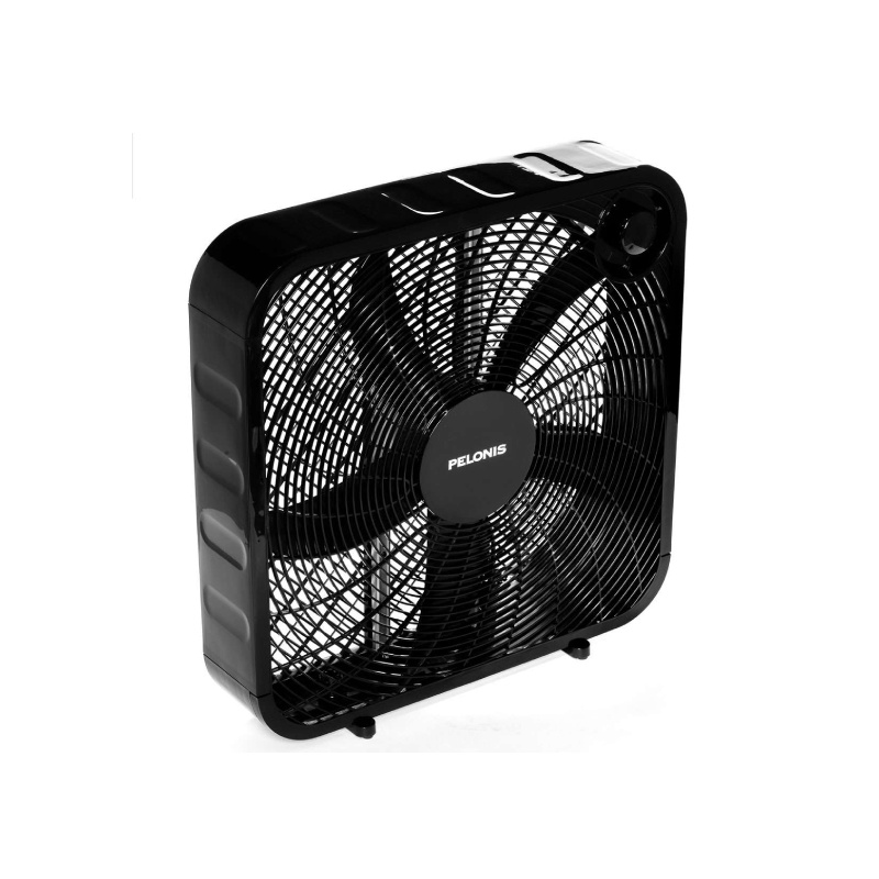 Pelonis 20-inch Performance Box Fan Black FB50-16HB - Pelonis